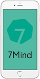 Smartphone mit 7Mind App.