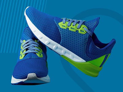 Ein Paar Sportschuhe.