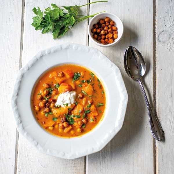 Orientalischer Kürbiseintopf