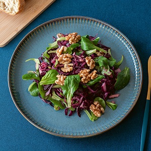 Wintersalat mit Rotkohl