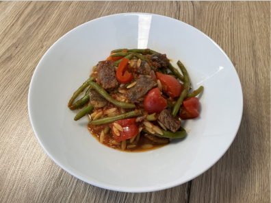 Gemüse-Rindfleisch-Pfanne