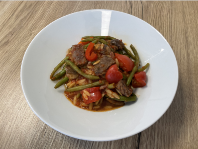 Gemüse-Rindfleisch-Pfanne
